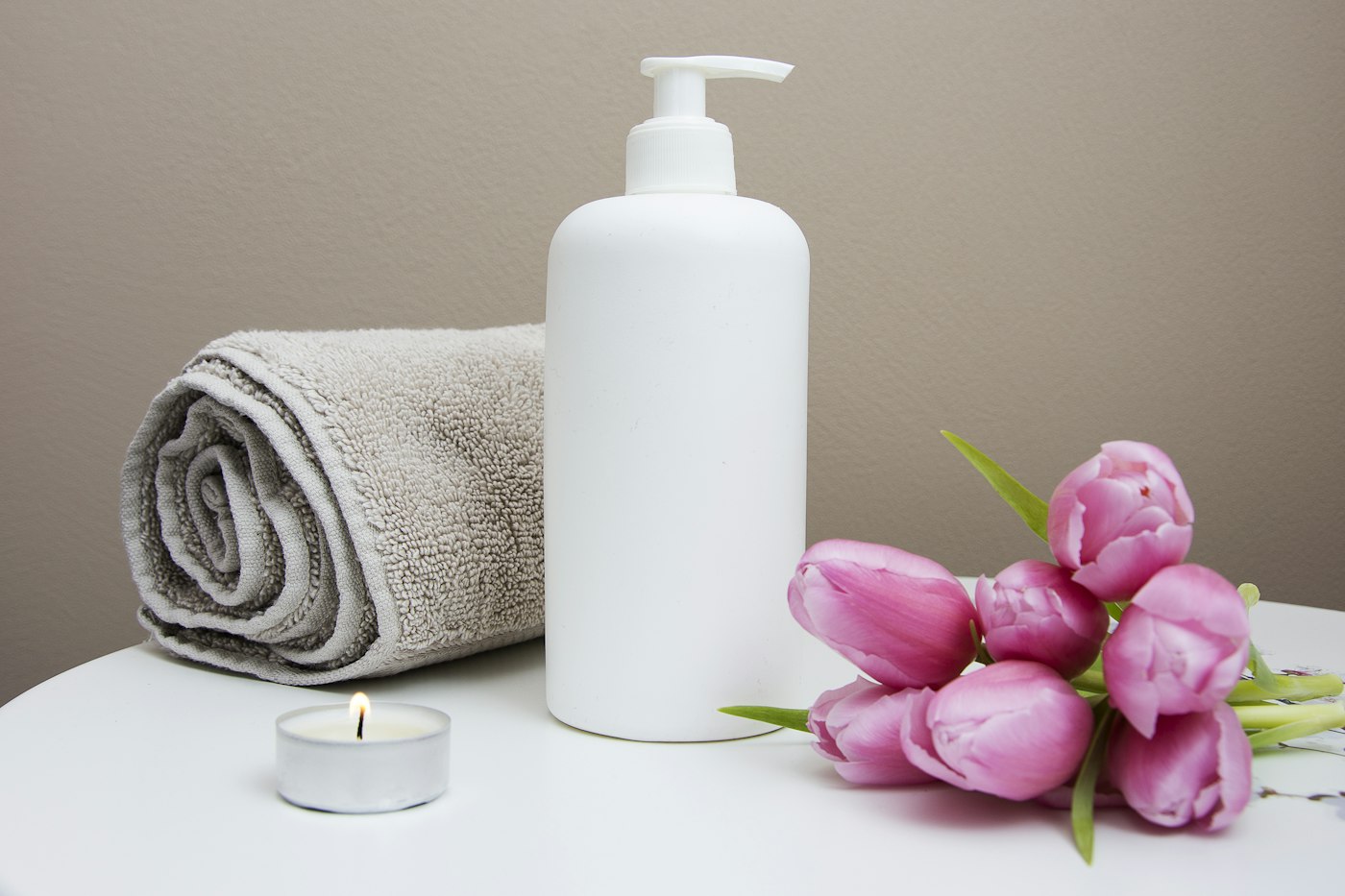 Relaxing spa setting